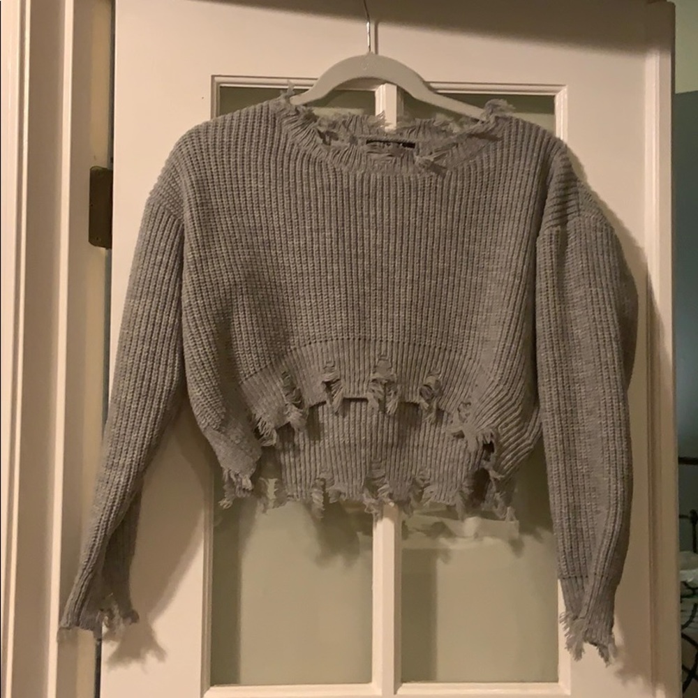 Cropped sweatshirt